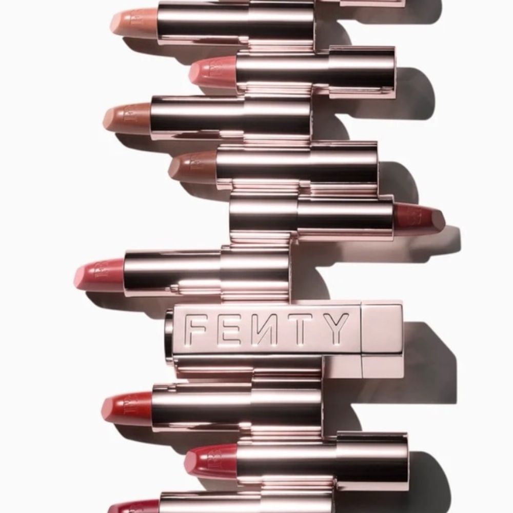 FENTY ICON ~ THE CASE ~ Refillable Lipstick Case in Metallic Nude New In Box - Picture 8 of 9